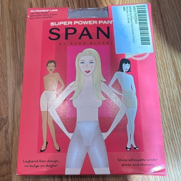 Spanx new super tummy control mid thigh shaper in nude size G 290 to 325 pounds - Picture 1 of 4